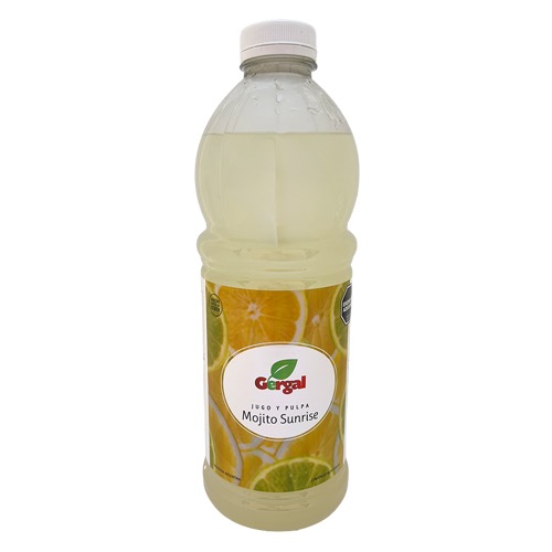 6 Jugos mojito con azúcar orgánica  x 1.2 litros